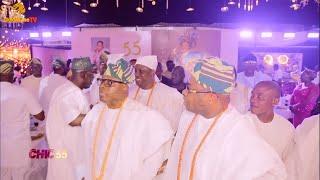 QUEEN NAOMI, OBA ELEGUSHI, GBENGA DANIEL, OBA ONIRU & OTHER DIGNITARIES AT BUKOLA FALEKE'S BIRTHDAY