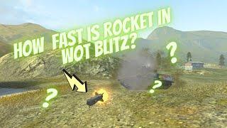 How fast do rockets travel In World of Tanks Blitz?