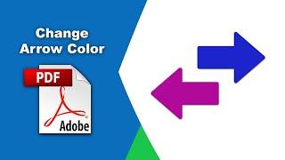 How to change an arrow color in a pdf file (Comment) using Adobe Acrobat Pro DC