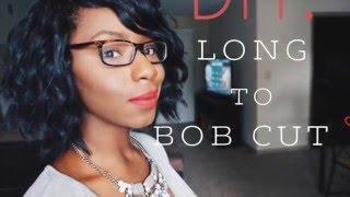 Long to Short Bob Cut: Freetress Loose Deep Crochet Braids