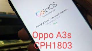 Oppo A3s CPH1803 manual update OTA 2022