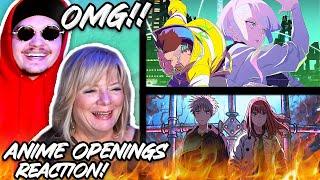 We Reacted To Anime Openings For The First Time!