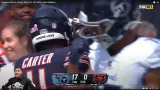 Tennessee Titans vs. Chicago Bears | NFL 2024 Week 1 Game Highlights REACTION