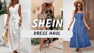 SHEIN DRESS HAUL • TRY ON • AMAZING FINDS  CLASSY, STYLISH, LEG COVERING OPTIONS