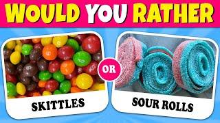 Would You Rather CANDY & SWEETS  Quiz Rainbow