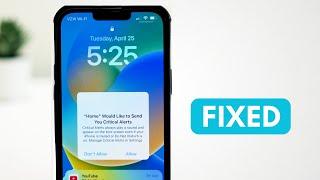 How To Fix iPhone Stuck on Home would like to Send you Critical Alerts