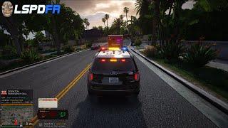 [NO COMMENTARY] GTA V LSPDFR -  THE MOST REALISTIC GRAPHICS MOD IN LSPDFR ?! - LAPD