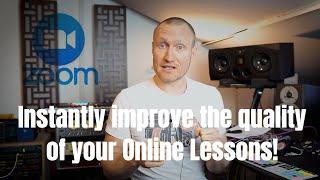Improving Audio Quality in Zoom Online Music Lessons | Pro Tips and Tricks