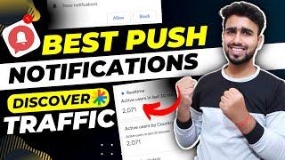 Best Push Notification for WordPress & Blogger to Get Unlimited Discover Traffic | #blogging