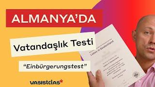 Almanya vatandaşlık testi (Einbürgerungstest & Leben in Deutschland test)