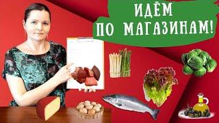 КЕТО для НАЧИНАЮЩИХ: большой список продуктов для покупки.