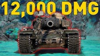 12,000 Damage in World of Tanks - T110E5!