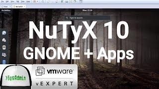 How to Install NuTyX Linux 10 + GNOME Desktop + Apps + VMware Tools on VMware Workstation [2018]