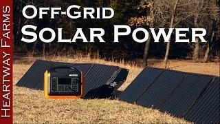 Oupes 1100W Solar Generator Review | Off-Grid Power Source | Prepping | Heartway Farms