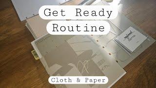 March Intention Box | Get Ready Routine | Cloth & Paper