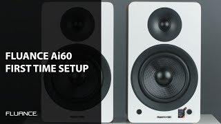 How to Set Up the Fluance Ai60 Powered Bookshelf Speakers for the First Time