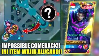 IMPOSSIBLE COMEBACK! ITEM WAJIB LATE GAME! INI BUILD ALUCARD TERSAKIT 2021