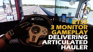 DELIVERING ARTICULATED HAULER | ETS2 GAMEPLAY | PXN V9 STEERING WHEEL GAMEPLAY