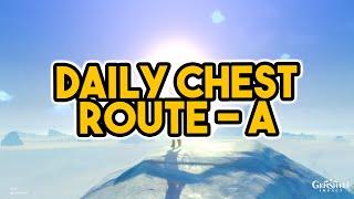 Daily Chest Run | Farming Routine Route [A] Respawn | Genshin Impact