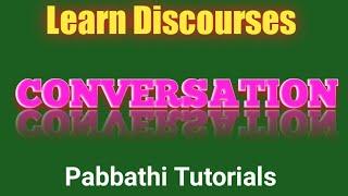 HOW TO WRITE A CONVERSATION || pabbathi tutorials