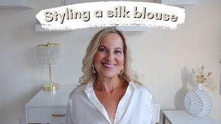 How To: Style a Silk Blouse | Work Wear | Casual | Girl's Night Out | #lilysilk, #livespectacularly