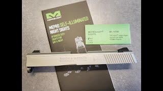 Installing Meprolight 12740 Night Sights on S&W SW9VE - Full Install and Tips