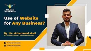 Uses of Having a Website for Any Business | By Mohammed Modi