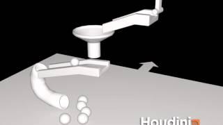 Houdini Rigid Body Marble Machine