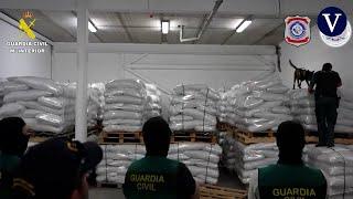 More than four tons of cocaine hidden in bags of rice seized in the port of Barcelona