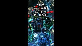 TRUCO para MATAR al TITAN del BOSQUE  Ark Survival pronene4 #shorts