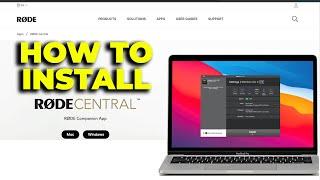 How to install RODE CENTRAL software Windows & Mac