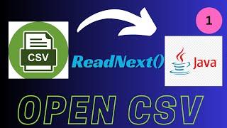 CSV Reader In Java | Open CSV in Java | csv reader read next in Java | open csv library