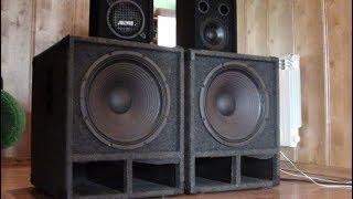 Fast Bass test [In My Mind]  2x Eminence subwoofer's