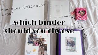 beginning kpop collection binders | tips