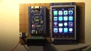 STM32+ILI9320 LCD Demonstration + 3D algorithm