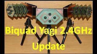 Biquad Yagi 2 4GHz Updates to the Construction and PCBway