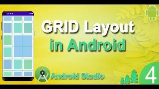 How to use Grid Layout in Android Studio | Design App with Grid Layout | Basics of Grid Layout