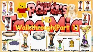 Papa's Taco Mia HD - Walkthrough(Part 1)