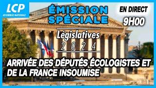 1ère émission spéciale : arrivée des députés écologistes et LFI à l'Assemblée nationale - 09/07/2024