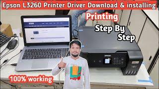 Epson L3260 Printer Driver Download and install in Hindi | Epson L3260 Printer Driver install 2023