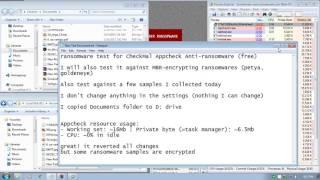 CheckMAL AppCheck Anti-Ransomware (free) - ransomware test