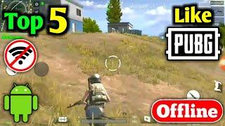 Top 5 Best Offline Battle Royale Games Like PUBG For Android 2022 | Offline Games like PUBG