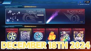 Rocket League ITEM SHOP Daily #78 (18th December 2024) *NEW* FREE PLAYER ANTHEM!!