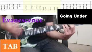 Going Under  Evanescence | Guitar Tab | Lesson | Tutorial