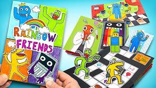 Amazing And Unique DIY Roblox Rainbow Friends | 7 Game Books