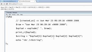 Format Date and Insert Into Database Table: PHP