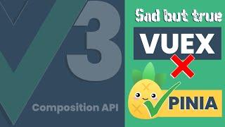 Use PINIA instead of VUEX | VUEX is deprecated in VUE 3