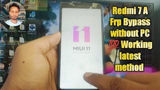 Mi Redmi 7A Google Account/FRP Bypass Without PC 2022 || M1903C3EI FRP Unlocked 100 % Working Trick