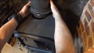 Wood burning stove installation, detailed How to.