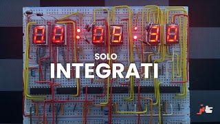 Un OROLOGIO con solo INTEGRATI? - Senza microcontrollore [DIY ita]